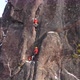 Two Climbers Climb the Wall at High Altitude - VideoHive Item for Sale