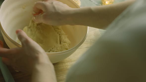 Knead the Dough for the Christmas Cake