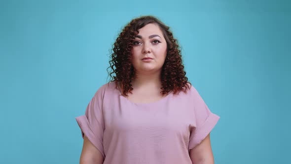 Body Positive Fat Shaming Overweight Woman