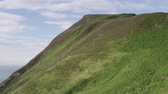 A Journey Towards The Summit of The Holy Isle in Scotland