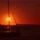 Sailing Boats Going Past Sunset in Ibiza  - VideoHive Item for Sale