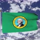 Washington Flag Waving 4k - VideoHive Item for Sale