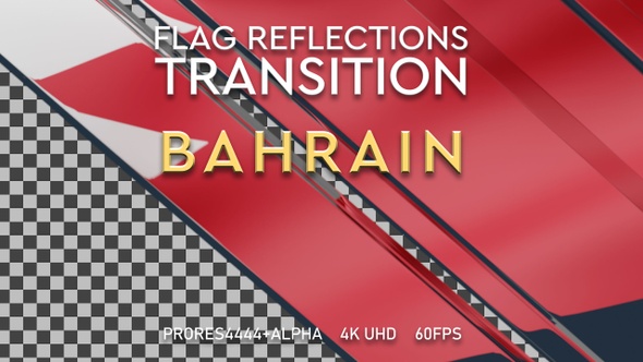 Flag of Bahrain Transition | UHD | 60fps alt