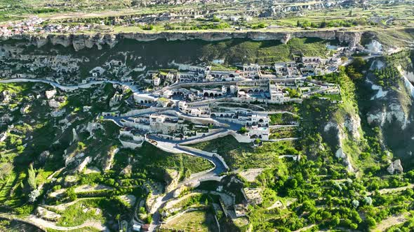 Great hotel in Cappadocia Aerial View 4 K Urgup City