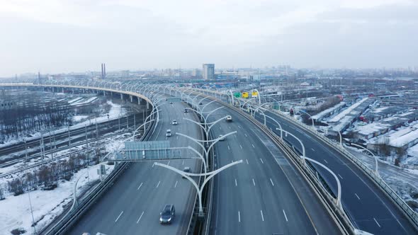 Highway ZSD Western Speed Diameter, Saint-Petersburg, Russia