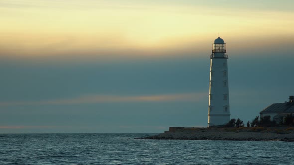 Lighthouse at the Seashore