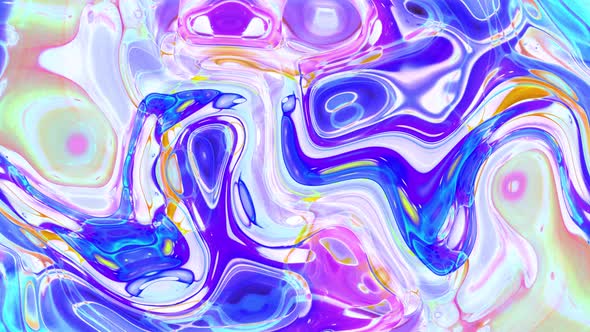 Abstract rainbow  smooth liquid animated glow background animation