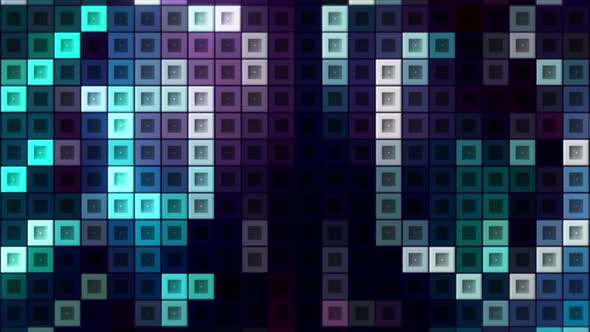 Background with colorful squares in tetris