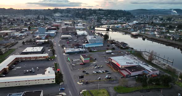 Coastal Town in Washington State Hoquiam in Grays Harbor County