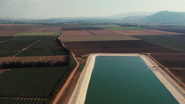 Amazing Drone Shot Of The Valley North Of Israel 4k