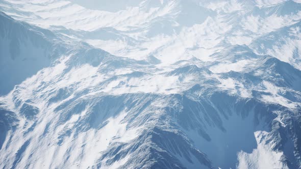 Alps Mountains From the Air