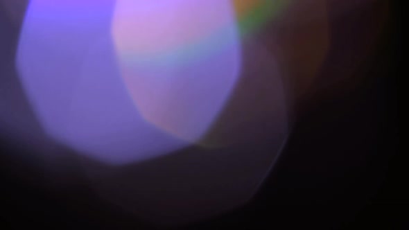 Multicolored Light Leaks  Footage on Black Background Stylizing Video Transitions Bokeh Effect