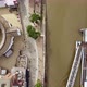 Drone View of the Thames Embankment and the Pier in Central London - VideoHive Item for Sale