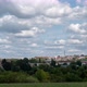 White Clouds in Time Lapse on European Urban Landscape in Southern Germany - VideoHive Item for Sale