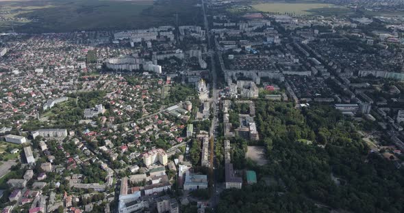 Residential Area And Its Infrastructure From A Bird's Eye View