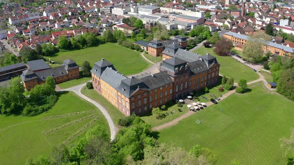 Drone flight around castle Lowenstein