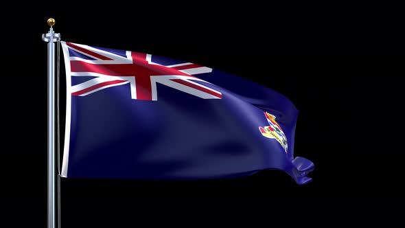 Cayman Islands Waving Flag