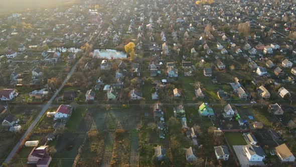 Country Estates, Densely Populated Neighborhood. Ukraine