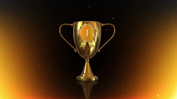 3D Trophy Gold Award