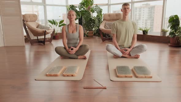 Meditating With Incense Sticks