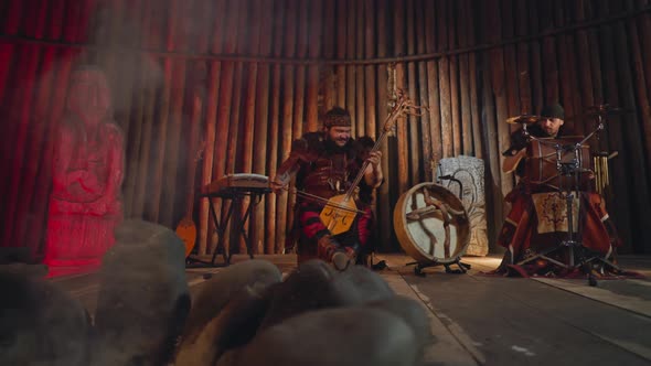 Folk Rock Band Plays Altai Music with Ancient Instruments