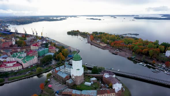 Old European Fortress Viborg, Russia 