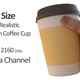 Realistic Hand With Paper Coffee Cup - VideoHive Item for Sale