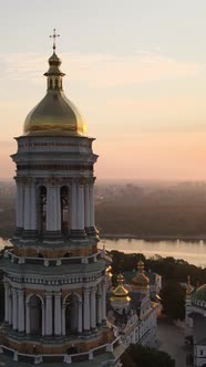 KyivPechersk Lavra in the Morning at Sunrise