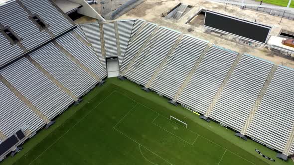 Brazilian sports centre cityscape at Sao Paulo city.