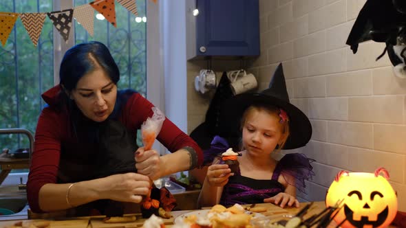 Preparing for Halloween at Home Kitchen