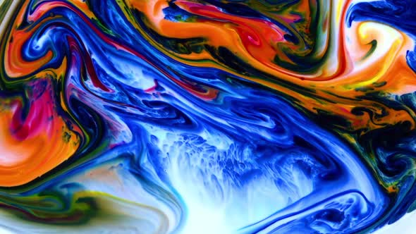 Abstract Colorful Sacral Liquid Waves Texture 922