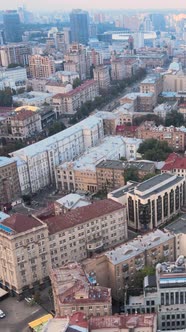 Kyiv Ukraine Aerial View of the City