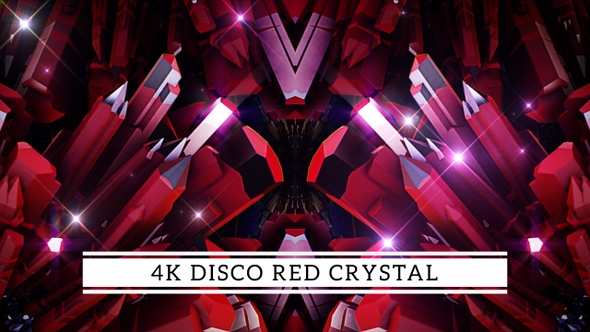 4K Disco Red Crystal