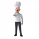Fun 3D cartoon chef drinking wine with alpha - VideoHive Item for Sale