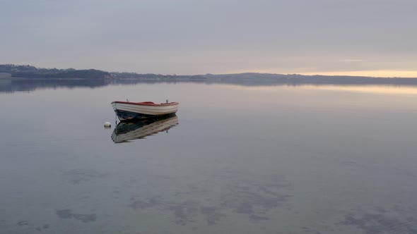 Rowboat on a Sunrise Denmark