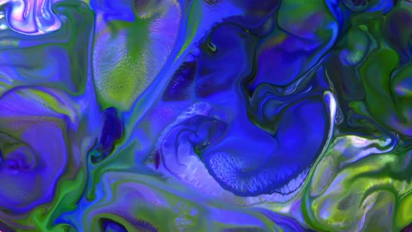 Abstract Colorful Sacral Liquid Waves Texture 735