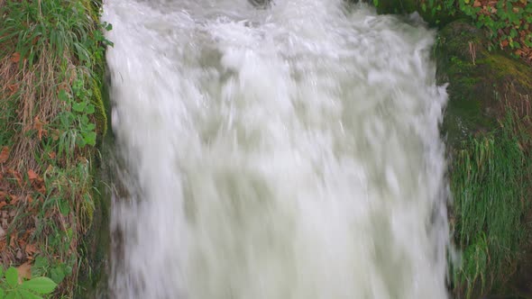 Gorgeous view of famous Edessa waterfalls. Beautiful nature backgrounds.