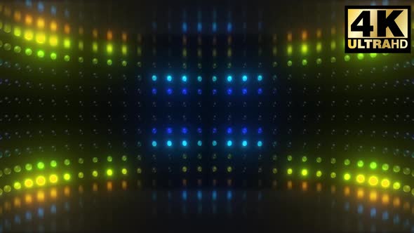 5 Led Light Vj Loop Pack 4k