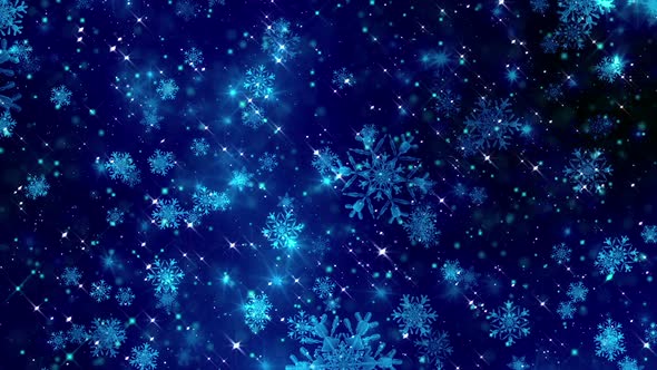 Blue Snowflakes