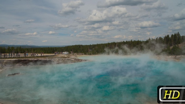 Excelsior Geyser Crater Panorama