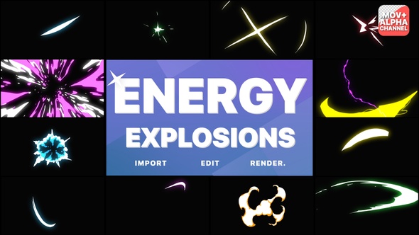 NRG and Explosions | Motion Graphics Pack