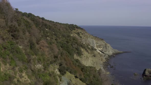 Hill And Sea Aerial View