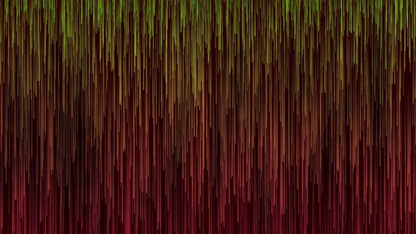 Green and red matrix pixel rain. Abstract background