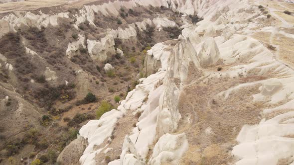 Aerial View Cappadocia Landscape