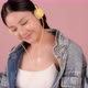 Happy pretty Asian teenager girl dancing and listening music by smartphone on pink background. - VideoHive Item for Sale