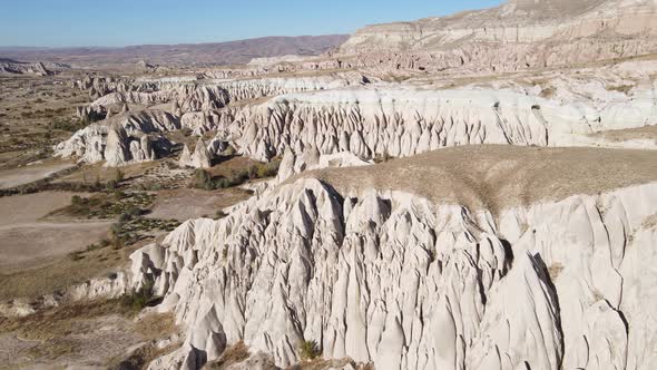 Cappadocia Landscape Aerial View. Turkey. Goreme National Park