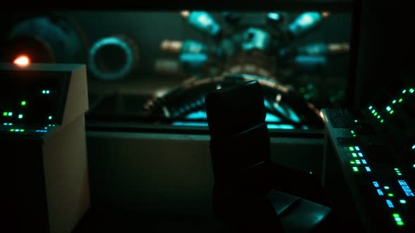 Equipment of Empty Central Control Room alt