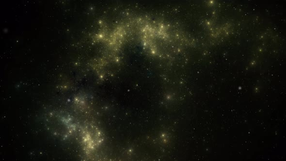 Flying Through Space. Starry outer space background texture