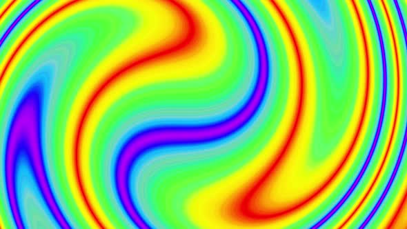 Abstract twisted colorful motion background.