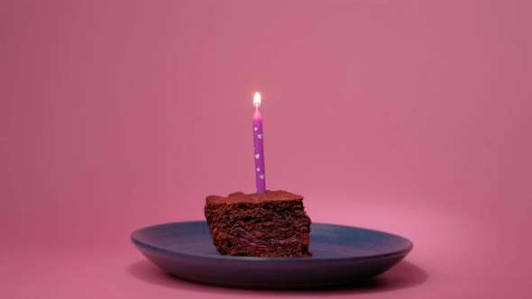 Light a Candle on a Piece of Cake.